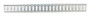 Vestil Steel Zinc Plated E-Track - 4 Ft. Length 1 Pack - Gray
