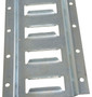 Vestil Steel Zinc Plated E-Track - 4 Ft. Length 1 Pack - Gray