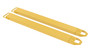 Vestil Steel Fork Extensions - 6 In. x 63 In. 4,000 lb - Yellow