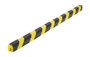 Vestil Polyurethane Foam Edge Guard - 5/16 In. Slot Width Black / - Yellow