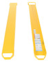 Vestil Steel Fork Extensions - 6 In. x 84 In. 4,000 lb - Yellow