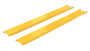 Vestil Steel Pin Style Fork Extensions - 7 In. x 84 In. 4,000 lb - Yellow