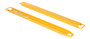 Vestil Steel Fork Extensions - 4 In. x 66 In. 4000 lb - Yellow