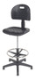 Vestil Steel/Polyurethane Ergonomic Sitting Work Chair - 22 In. to 32 In. Height - Black
