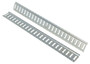 Vestil Steel Zinc Plated E-Track - 4 Ft. Length 2 Pack - Gray