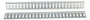 Vestil Steel Zinc Plated E-Track - 4 Ft. Length 2 Pack - Gray