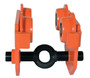 Vestil Steel Push Eye Manual Trolley - 10000 lb - Orange