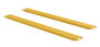 Vestil Steel High Strength Fork Extensions - 6 In. x 63 In. 4,000 lb - Yellow