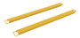 Vestil Steel High Strength Fork Extensions - 6 In. x 63 In. 4,000 lb - Yellow