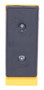 Vestil Molded Rubber/Steel Class II Fork Truck Carriage Bumper Black / - Yellow