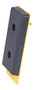 Vestil Molded Rubber/Steel Class II Fork Truck Carriage Bumper Black / - Yellow