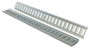 Vestil Steel Zinc Plated E-Track - 4 Ft. Length 4 Pack - Gray