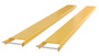 Vestil Steel Pin Style Fork Extensions - 7 In. x 108 In. 4,000 lb - Yellow