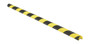 Vestil Polyurethane Foam Edge Guard - 3/4 In. Slot Width Black / - Yellow