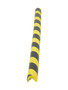 Vestil Polyurethane Foam Edge Guard - 3/4 In. Slot Width Black / - Yellow