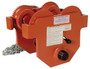 Vestil Steel Geared Eye Manual Trolley - 10000 lb - Orange