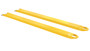 Vestil Steel Pin Style Fork Extensions - 6 In. x 84 In. 4,000 lb - Yellow
