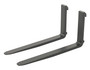 Vestil Forged Steel Forks with Carriage Pin - 42 In. x 1-1/2 In. 4,000 lb - Black