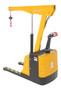 Vestil Steel Electric Powered Low Profile Floor Crane - 1600 lb - Yellow