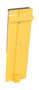 Vestil Molded Rubber/Steel Class IV Fork Truck Carriage Bumper Black / - Yellow