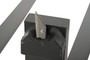 Vestil Forged Steel Forks with Carriage Pin - 48 In. x 1-1/2 In. 4,000 lb - Black