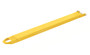 Vestil Steel Pin Style Single Fork Extension - 6 In. x 66 In. 4,000 lb - Yellow