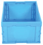 Vestil Plastic Folding Container - 500 lb - Blue
