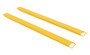 Vestil Steel High Strength Fork Extensions - 6 In. x 96 In. 4,000 lb - Yellow