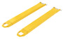 Vestil Steel Pin Style Fork Extensions - 6 In. x 54 In. 4,000 lb - Yellow