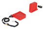Vestil Thick Polyurethane Fork Tip Protector - 5-5/8 In. x 3/4 In. Fork Pocket - Red