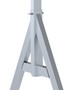 Vestil Aluminum Fixed Gantry Crane with Phenolic Locking Casters - 15 Ft. x 10 Ft. 6000 lb - Silver