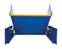 Vestil Steel Ground Lift Tilter - 59-1/4 In. x 64-1/2 In. x 20-5/8 In. 4000 lb - Blue