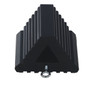 Vestil Extruded Rubber Wheel Chock - 8-1/2 In. x 8-1/2 In. x 6 In. - Black