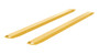 Vestil Steel High Strength Fork Extensions - 4 In. x 84 In. 4,000 lb - Yellow