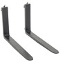 Vestil Forged Steel Forks with Carriage Pin - 36 In. x 1-3/4 In. 5,000 lb - Black