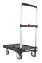 Vestil Plastic Fold Flat Cart - 26-3/4 In. x 16-1/4 In. 300 lb - Black