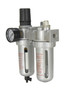 Vestil Air Filter/Lubricator/Regulator Port Hole - 1/4 In. For Rotary Air/Oil Powered Units - Silver