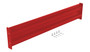 Vestil Steel 2 Ribbed Bolt On Style Guard Rail - 54 In. Length - Red