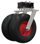 Vestil Pneumatic Rubber Dual Tire - 15-1/2 In. x 5-7/8 In. Wheel For Steel Fixed Height Gantry Cranes 1000 lb