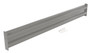 Vestil Steel 2 Ribbed Bolt On Style Guard Rail - 114 In. Length - Gray Semi Gloss
