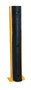 Vestil Steel Structural Rack Guard - 7-3/4 In. x 8-1/16 In. x 36-1/4 In. - Yellow