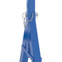 Vestil Steel Fixed Gantry Crane with Phenolic Casters - 15 Ft. 6000 lb - Blue
