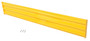 Vestil Steel 3 Ribbed Bolt On Style Guard Rail - 113.875 In. Length - Yellow