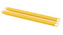 Vestil Steel High Strength Fork Extensions - 5 In. x 72 In. 4,000 lb - Yellow