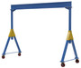 Vestil Steel Knockdown Fixed Gantry Crane with Ductile Steel Casters - 15 Ft. 10,000 lb - Blue