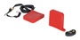 Vestil Thin Polyurethane Fork Tip Protector - 5-5/8 In. x 3/4 In. Fork Pocket - Red