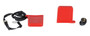 Vestil Thin Polyurethane Fork Tip Protector - 5-5/8 In. x 3/4 In. Fork Pocket - Red