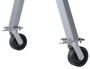 Vestil Aluminum Fixed Gantry Crane with Phenolic Locking Casters - 12 Ft. x 10 Ft. 4000 lb - Silver