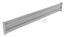 Vestil Steel 2 Ribbed Bolt On Style Guard Rail - 114 In. Length - Silver