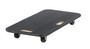 Vestil Fiber Wood Dolly with Rubber Casters - 18 In. x 36 In. 700 lb - Black